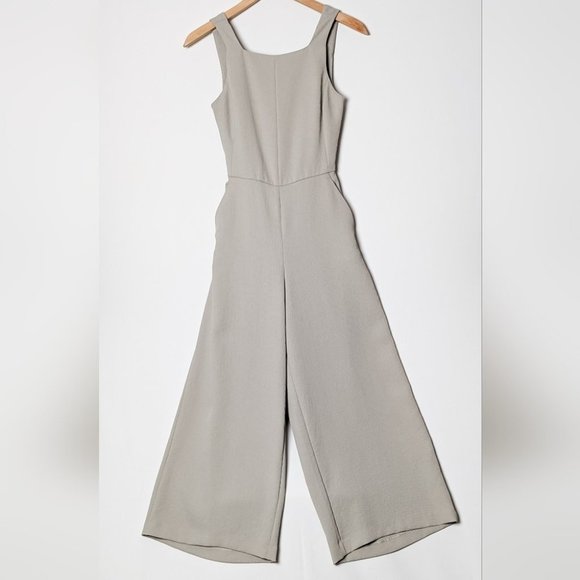 WILFRED Ecoulement Jumpsuit Ashen Grey Wide Leg Aritzia 0 XS - Picture 5 of 12